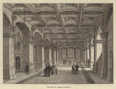 The New City Museum, Guildhall (gravering) af English School