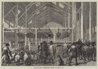 The New Foreign Cattle Market, Deptford, Central Shed (gravering) af English School