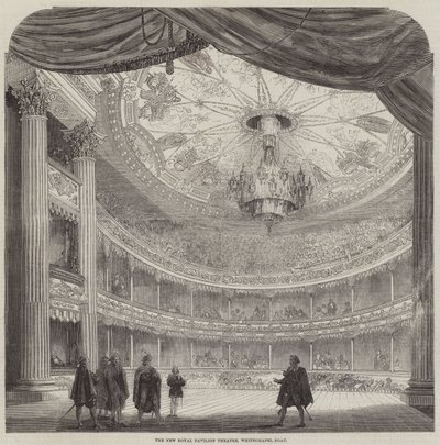 The New Royal Pavilion Theatre, Whitechapel-Road (gravering) af English School