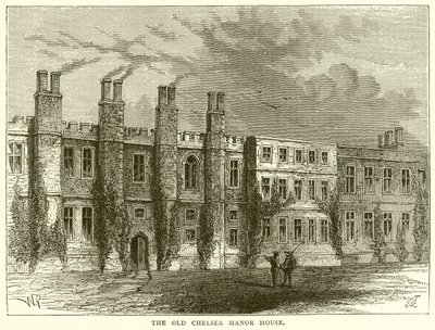 Det gamle Chelsea Manor House af English School