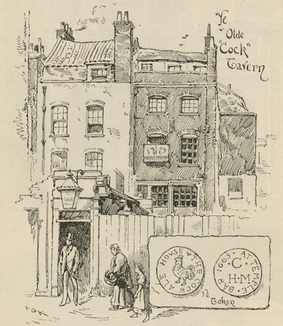 The Old Cock Tavern, London af English School