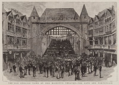 Den gamle engelske by ved Her Majesty