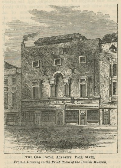 The Old Royal Academy i Pall Mall af English School