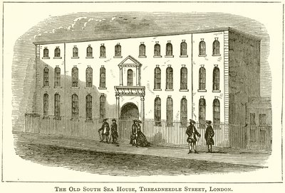 The Old South Sea House, Threadneedle Street, London af English School
