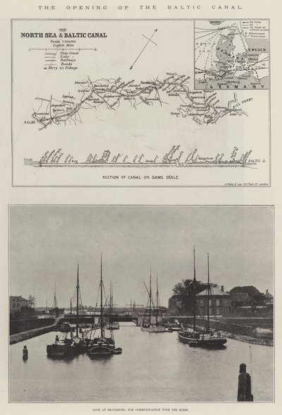 Die Eröffnung des Ostseekanals von English School