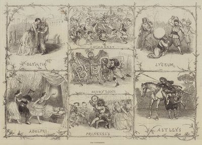 Pantomimerne (gravering) af English School