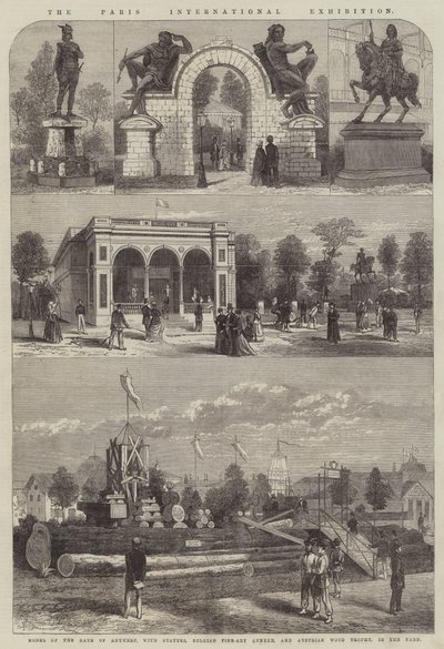 Paris Internationale Udstilling (gravering) af English School