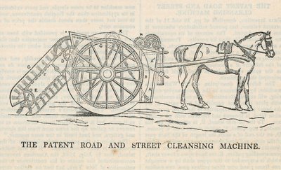 Die Patentstraße und Straßenreinigungsmaschine von English School