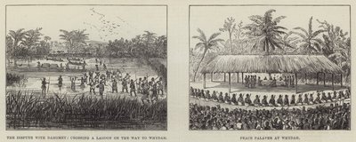The Peace Palaver at Whydah (gravering) af English School