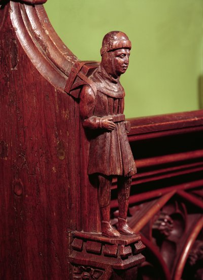 The Peddler of Swaffham, ca. 1462 (træ) af English School