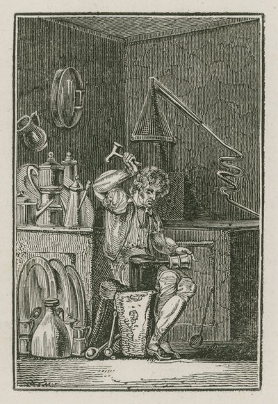 The Pewterer (gravering) af English School
