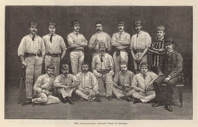 Philadelphia Cricket Team i London af English School