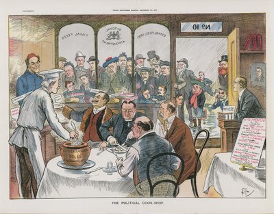 Den politiske kokkebutik af English School