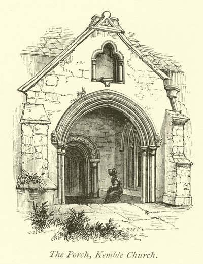 Våbenhuset, Kemble Kirke af English School