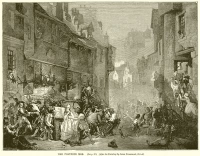 Den porteous Mob af English School