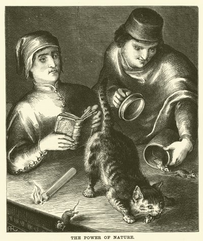 Die Macht der Natur (Gravur) von English School