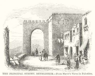 Hovedgaden, Betlehem (gravering) af English School