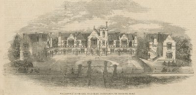 Printers Almshouses in Wood Green af English School