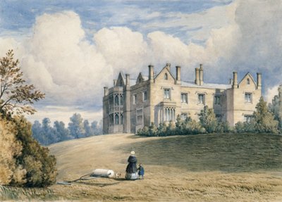 The Priory, Stalybridge (wc på papir) af English School