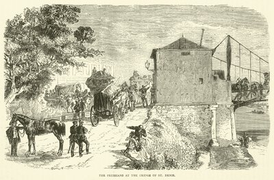 Preusserne ved St. Denis-broen, januar 1871 af English School