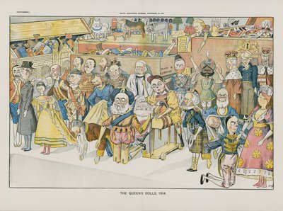 Die Puppen der Königin. 1894 von English School