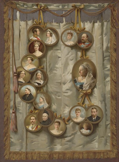 Dronningens jubilæum (chromolitho) af English School