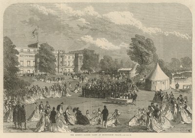 Queens havefest i Buckingham Palace af English School