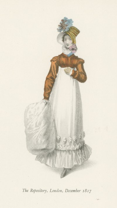 The Repository, London, december 1817 af English School