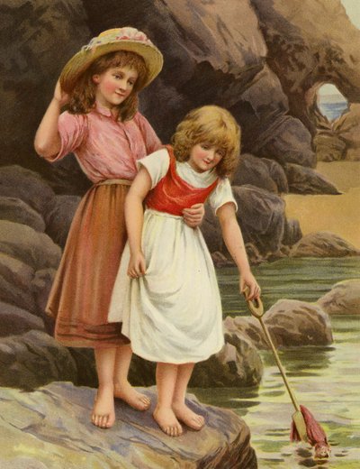 The Rescue (farve litho) af English School