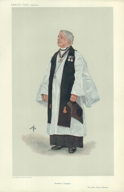 Rev Canon Frederick Alfred John Hervey af English School