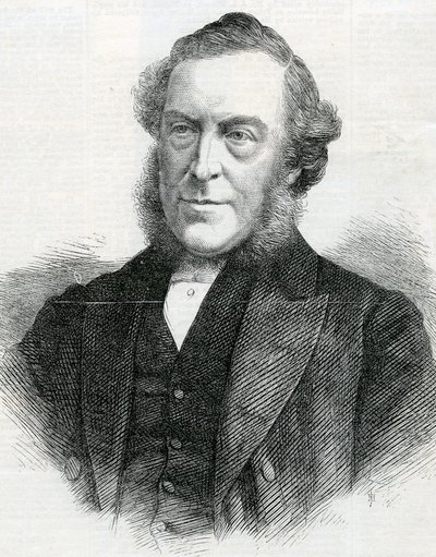 Pastor John Bedford, præsident for Wesleyan Methodist Conference, 1867 af English School