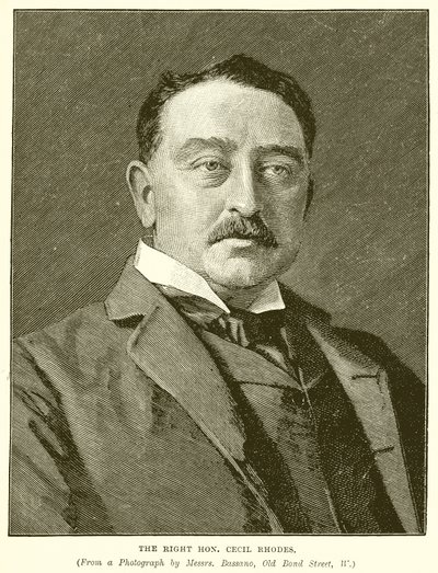 Den højre Hon. Cecil Rhodes af English School
