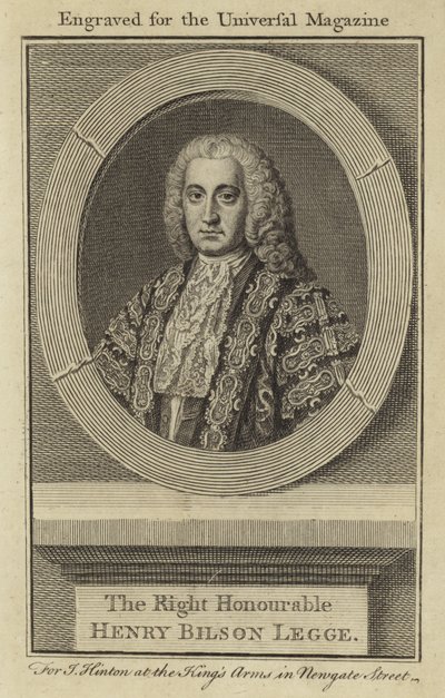 Den ærede Henry Bilson Legge af English School