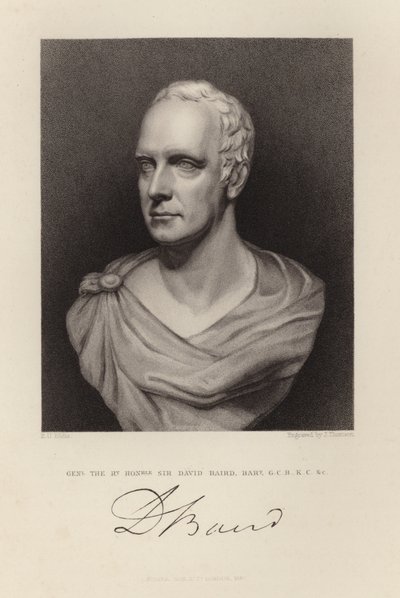 Den højre ærede Sir David Baird af English School