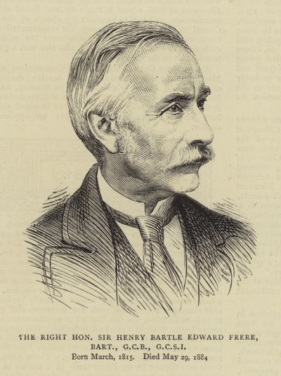 The Right Honourable Sir Henry Bartle Edward Frere, Baronet, GCB, GCSI af English School
