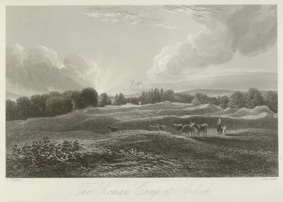 Den romerske lejr ved Ardoch af English School