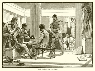 Romerne i Korinth af English School