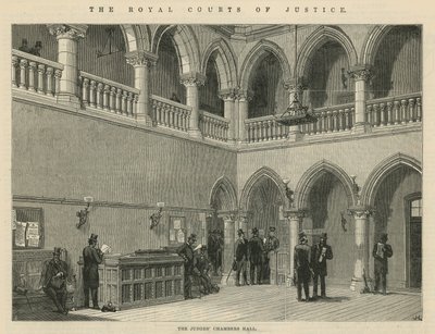 De Kongelige Domstole: Dommerkammersalen af English School