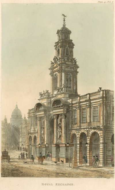 Royal Exchange, London af English School