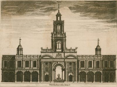 The Royal Exchange, Threadneedle Street, London af English School