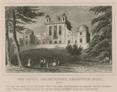 Das Königliche Observatorium, Greenwich Park, Kent von English School