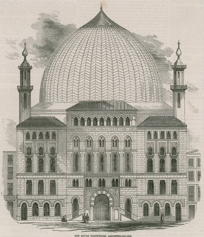 The Royal Panopticon of Science and Art, Leicester Square, London af English School