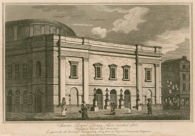 The Royal Theatre, Drury Lane, London, opført i 1812 af English School