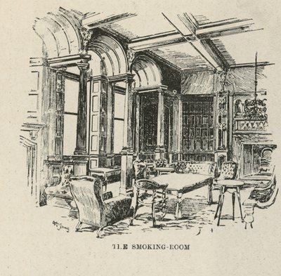 The Russell Hotel, Russell Square: The Smoking Room af English School