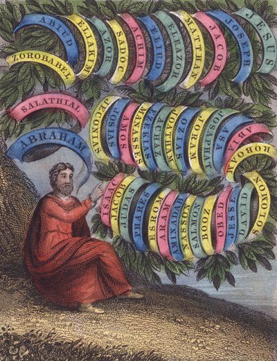 Die Linie und Taten des Erlösers enthalten diese Blätter ... von English School