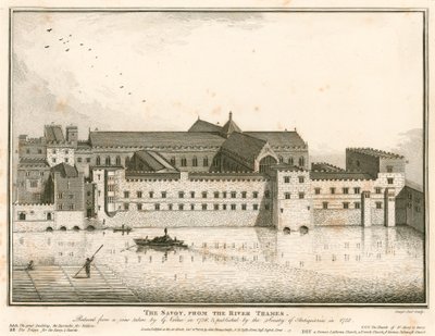 Savoyen, London, fra Themsen af English School