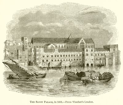 Savoypaladset i 1661 af English School