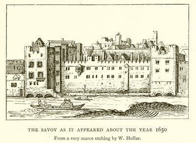 Der Savoy wie er um das Jahr 1650 erschien von English School