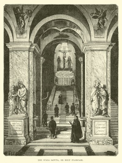Scala Sancta eller den hellige trappe af English School