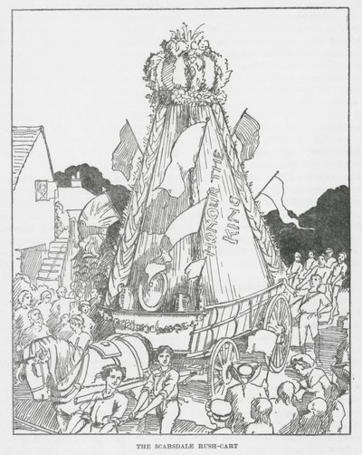 The Scarsdale Rush-Cart (litografi) af English School